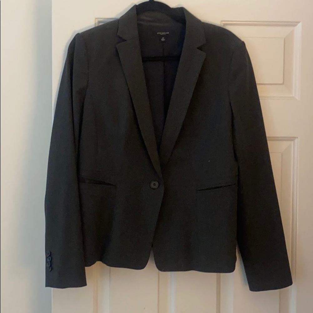 Ann Taylor Grey Blazer